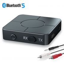 MM Brands Récepteur et émetteur Bluetooth 5.0 - 3,5 MM AUX / RCA