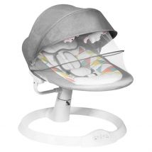 Coast Baby Rocker Chaise à bascule électrique pour bébé Balançoire pour bébé avec 5 positions de basculement gris