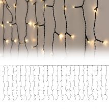 Guirlande rideau de lumière - 189 LED - 200 x 70 cm - 5^m de câble
