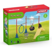 schleich FARM WORLD - Dog Fun - Set de jouets - Jouets d'enfants pour Garçons et Filles - 3 à 8 ans - 18 pièces
