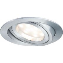 Paulmann Coin 93970 Luminaire encastré à LED Lot de 3 pièces 21 W Blanc chaud Aluminium (brossé)