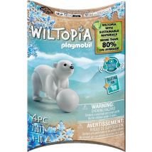 PLAYMOBIL Wiltopia Bébé ours polaire - 71073