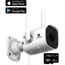 Housetrack Caméra de surveillance 1080P avec application - Intérieur et extérieur - Sécurité domestique intelligente - Caméra de sécurité - Caméra IP Wifi - Caméra de sécurité