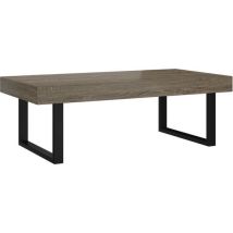 vidaXL-Table de salon-120x60x40-cm-MDF-et-fer-gris-et-noir