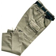 Pantalon de travail en moleskine vert olive taille 31 (court)