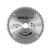 YATO Lame de scie circulaire Ø216 mm - 48T - diamètre intérieur - 30 mm