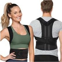 MM Brands Posture Corrector - Bande de correction pour le dos et les épaules - Attelle contre le mal de dos