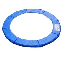 HOMCOM Couvre-bordures de trampoline - Protection des bordures de trampoline - Diamètre 244 cm - Bleu