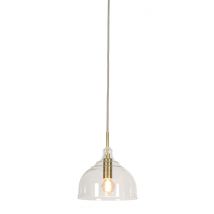it's about RoMi-collectie Hanglamp glas Brussels transparant/goud, rond