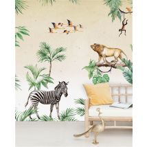 Creative Lab Amsterdam-collectie King of the Jungle behang Mural