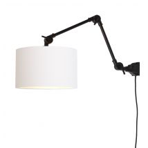 it's about RoMi-collectie Wandlamp Amsterdam kap 3220cm wit, M