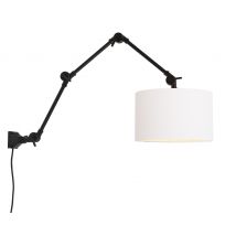 it's about RoMi-collectie Wandlamp Amsterdam kap 3220 wit, L