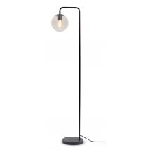 it's about RoMi-collectie Vloerlamp ijzer/glas Warsaw zwart