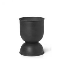 ferm LIVING-collectie Hourglass Pot zwart 30 cm