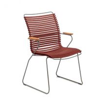 Houe-collectie CLICK armchair tall tuinstoel paprika