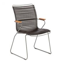 Houe-collectie CLICK armchair tall tuinstoel black