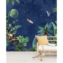 Creative Lab Amsterdam-collectie From Jungle to Space behang Mural