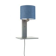 Good&Mojo-collectie Wandlamp Andes zwart/ blue denim