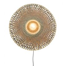 Good&Mojo-collectie Wandlamp Bali 60cm zwart/naturel M