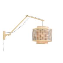 Good&Mojo-collectie Wandlamp Bhutan naturel/kap 4034 L