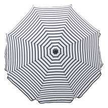 House Doctor-collectie Parasol Oktogon zwart wit gestreept 180 cm