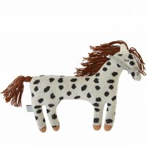 OYOY MINI Knuffel ponny Little Pelle Gebroken wit / Zwart