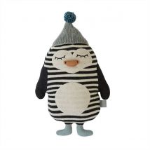 OYOY MINI Knuffel Baby Bob Penguin Offwhite / zwart