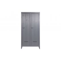 WOOOD-collectie Kluiskast Geborsteld Steel Grey