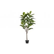 WOOOD-collectie Rubberboom Kunstplant Groen 135cm