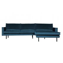 BePureHome-collectie Rodeo Chaise Longue Rechts Velvet Blue