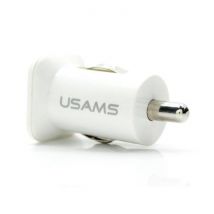 USAMS USAMS Dual Autolader/Carcharger 5V - 3.1A Wit