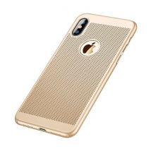 Stuff Certified® iPhone XS - Ultra Slanke Case Warmteafvoer Cover Cas Hoesje Goud