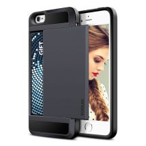 VOFOLEN iPhone 6 - Wallet Card Slot Cover Case Hoesje Business Zwart