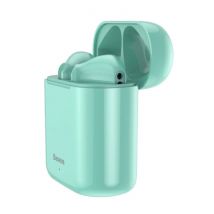 Baseus Encok W09 TWS Draadloze True Touch Control Oortjes Bluetooth 5.0 Ear Wireless Buds Earphones Earbuds Oortelefoon Groen