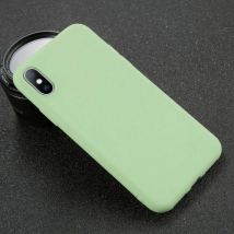 USLION iPhone SE (2016) Ultraslim Silicone Hoesje TPU Case Cover Lichtgroen