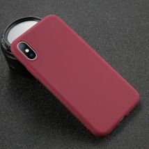 USLION iPhone SE (2016) Ultraslim Silicone Hoesje TPU Case Cover Bruin