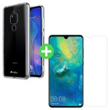 Stuff Certified® Huawei Mate 20 Transparant TPU Hoesje + Screen Protector Tempered Glass