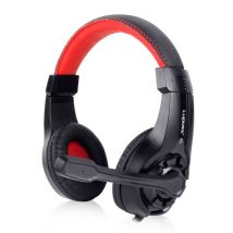 Lupuss G1 Koptelefoon met Microfoon Headphones Stereo Gaming voor PlayStation 4 Rood