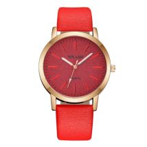 Yolako Kwarts Horloge Dames - Anoloog Luxe Uurwerk voor Vrouwen Rood