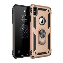 R-JUST iPhone 6S Plus Hoesje - Shockproof Case Cover Cas TPU Goud + Kickstand