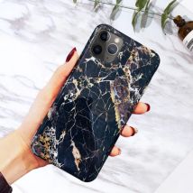 Moskado iPhone 6S Hoesje Marmer Textuur - Shockproof Glossy Case Graniet Cover Cas TPU