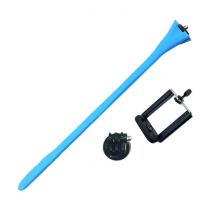 Anordsem Flexibele Selfie Stick - Smartphone Vlog Statief Selfiestick Blauw