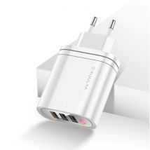 Kuulaa USB Stekkerlader - Quick Charge 3.0 Muur Oplader Wallcharger AC Thuislader Adapter Wit
