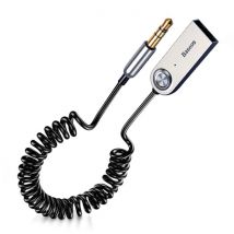 Baseus BA01 Bluetooth 5.0 Ontvanger Transmitter AUX Jack 3.5mm - Draadloze Adapter Audio Receiver Streamen Handsfree Bellen + Microfoon