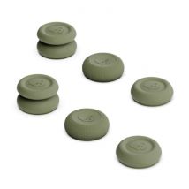 Skull & Co. 6 Thumb Grips voor PlayStation 4 en 5 - Antislip Controller Caps PS4/PS5 - Khaki