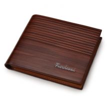 Fuerdanni Billfold Portemonnee PU Leer - Slim Wallet Portefeuille Pasjeshouder Krediet Kaart - Lichtbruin