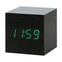 July's Song Houten Digitale LED Klok - Wekker Alarm Snooze Helderheid Aanpassing Zwart