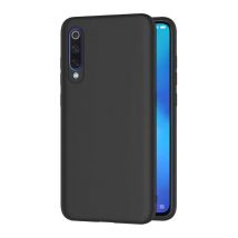 HATOLY Xiaomi Redmi Note 9 Ultraslim Silicone Hoesje TPU Case Cover Zwart