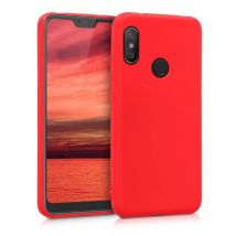 HATOLY Xiaomi Mi 10 Pro Ultraslim Silicone Hoesje TPU Case Cover Rood
