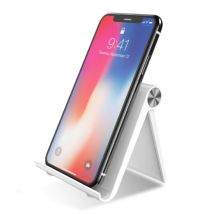 OLAF Universele Telefoonhouder Bureau Standaard - Videobellen Smartphone Holder Desk Stand Wit